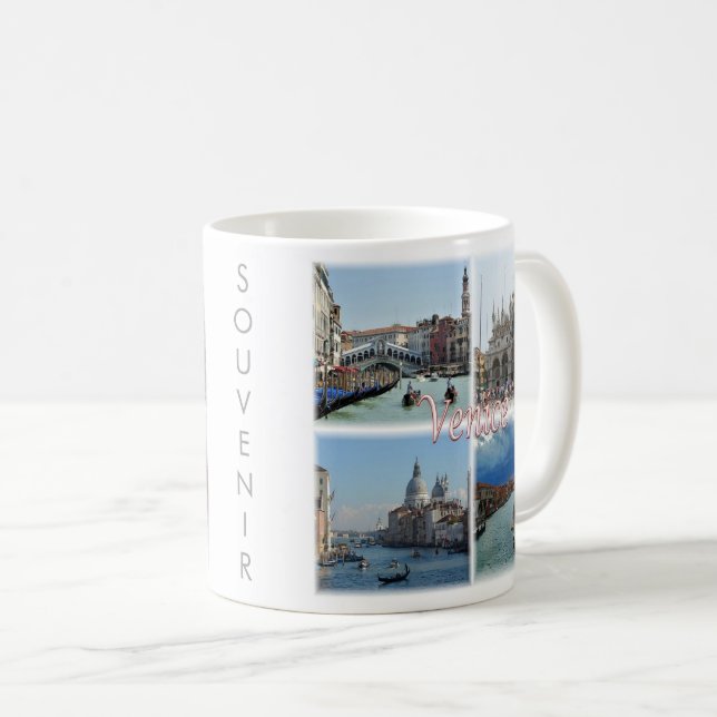 Mug VNT023 VENICE mosaïque, Vénétie, Italie, (Devant droit)