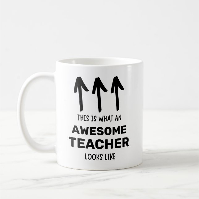 Mug Voici À Quoi Ressemble Un Enseignant Génial (Gauche)