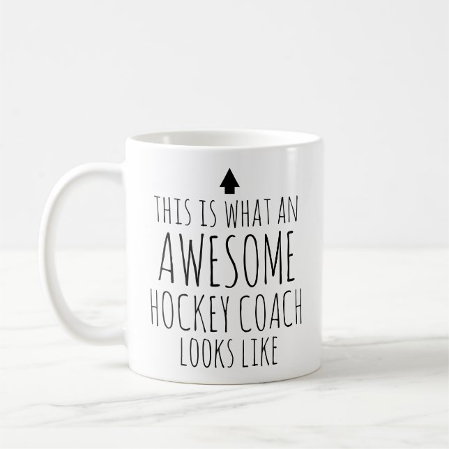 Mug Voici à quoi ressemble un entraîneur de hockey gén (Gauche)