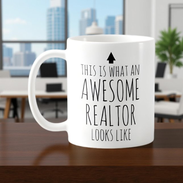 Mug Voici à quoi ressemble un merveilleux réaltor (Créateur téléchargé)