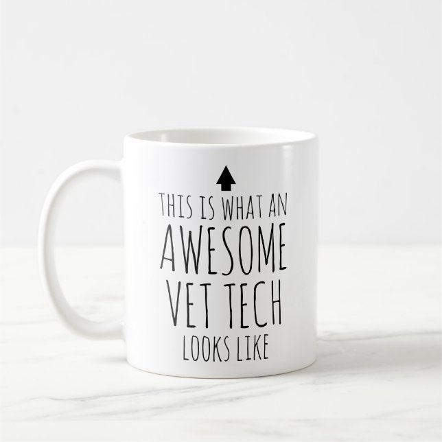 Mug Voici à quoi ressemble une technologie vétérinaire (Gauche)