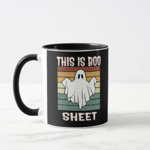 Mug Voici Bosheet Ghost Retro Halloween