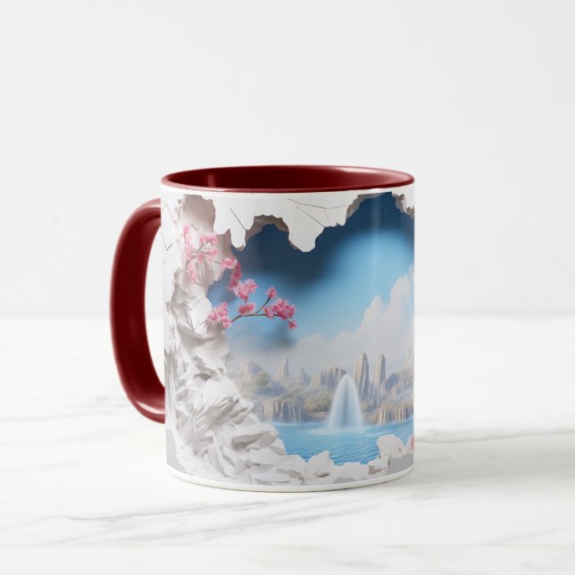 Mug Voici mon produit et mon design sur Zazzle. (Devant gauche)