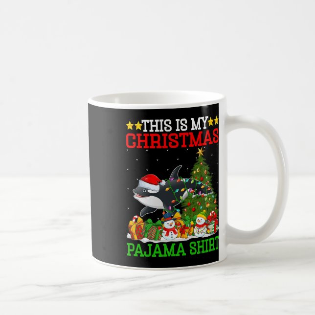 Mug Voici Mon Pyjama Arbre De Noël Orca Lighting Ch (Droite)