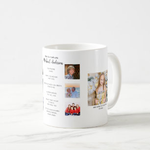 MUG VOICI VOTRE VIE - AJOUTER 8 PHOTOS + 8 MILESTONES