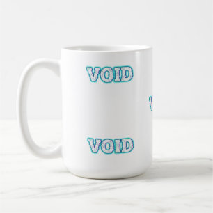 Mug VOID//CRACKED : Entrez dans l'abîme électrique