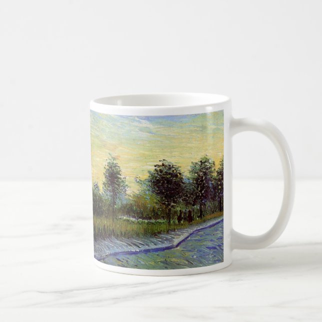 Mug Voie dans le Parc Voyer d'Argenson par Vincent van (Droite)