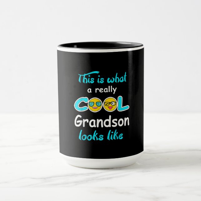 Mug Voilà À Quoi Ressemble Grandson Vraiment Cool (Centre)