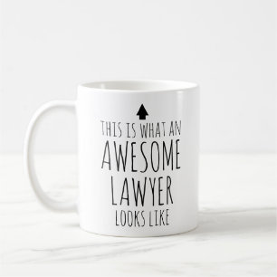 Mug Voilà à quoi ressemble un avocat génial