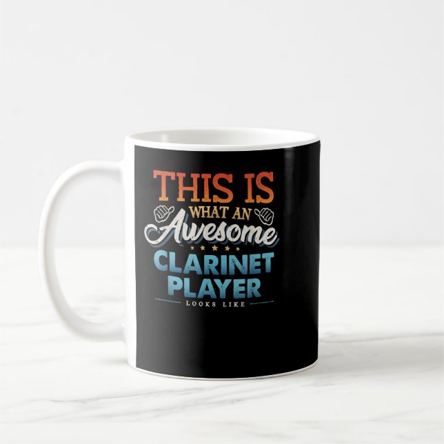 MUG VOILÀ À QUOI RESSEMBLE UN JOUEUR CLARINET INCONTOU (Gauche)