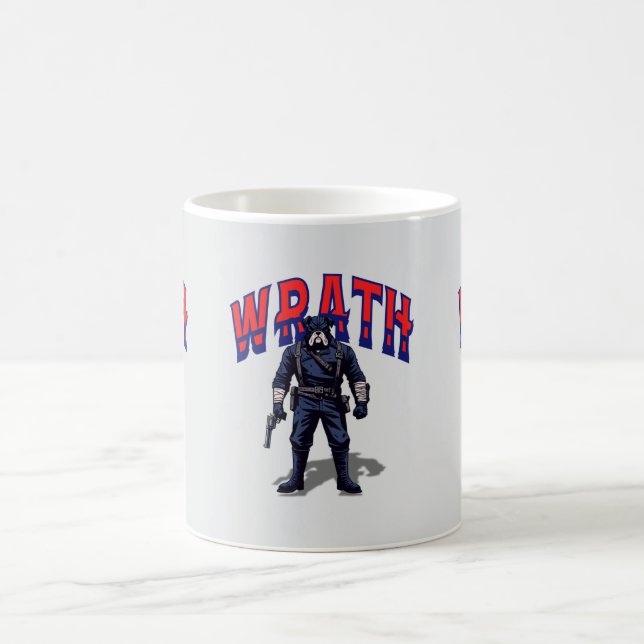 Mug Voile de colère furtive et puissance combinée (Centre)