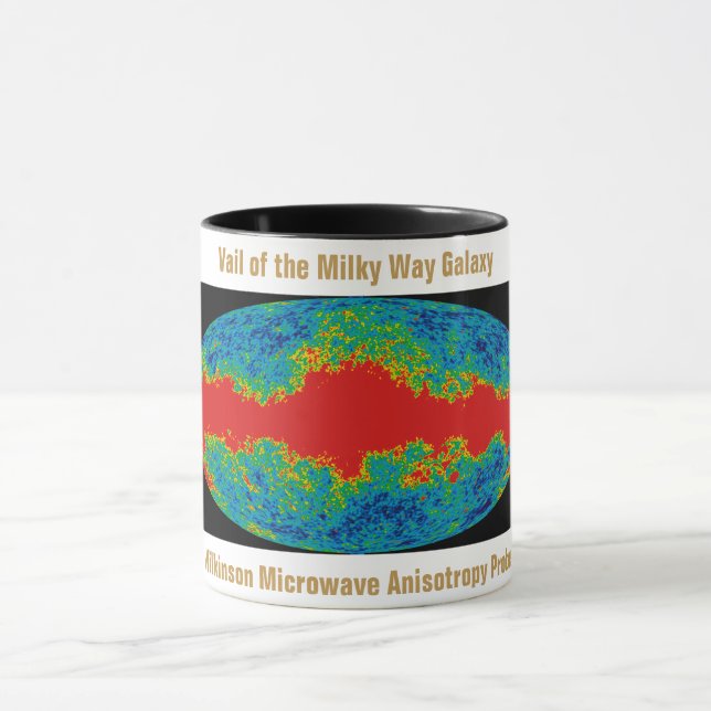 Mug Voile Galaxy Voie Lactée sur l'univers WMAP (Centre)