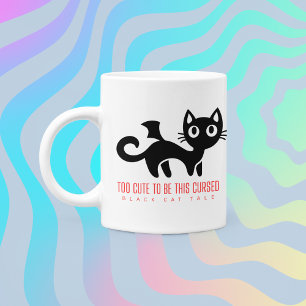 Mug Voiles de chat noir "trop mignonnes pour être maud