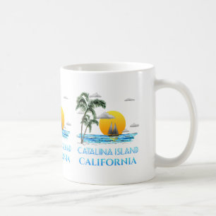 Mug Voilier de la Californie d'île de Catalina de