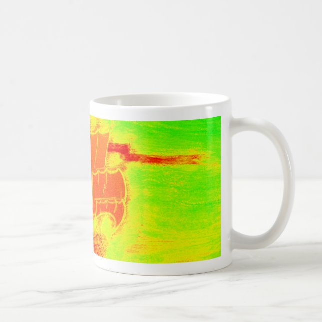 Mug voilier fluorescent (Droite)