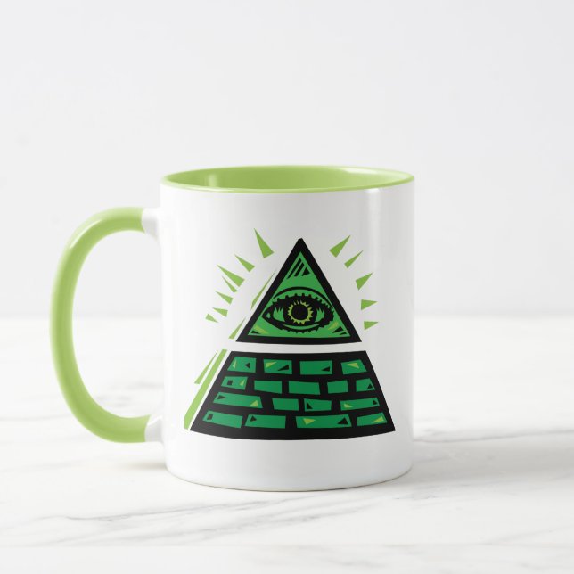Mug Voir la boue des yeux (Gauche)