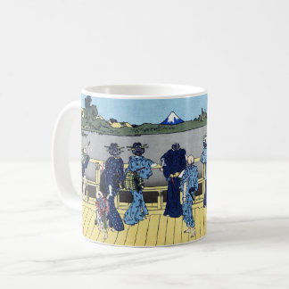 Mug Voir le mont Fuji depuis Sazaido, Hokusai