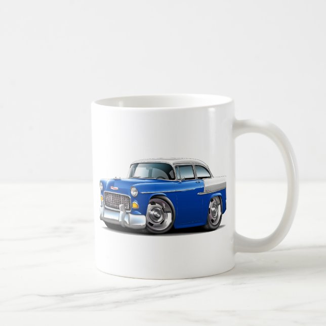 Mug Voiture 1955 Bleu-Blanche de Chevy Belair (Droite)