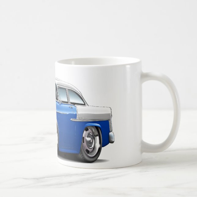 Mug Voiture 1955 Bleu-Blanche de Chevy Belair (Droite)