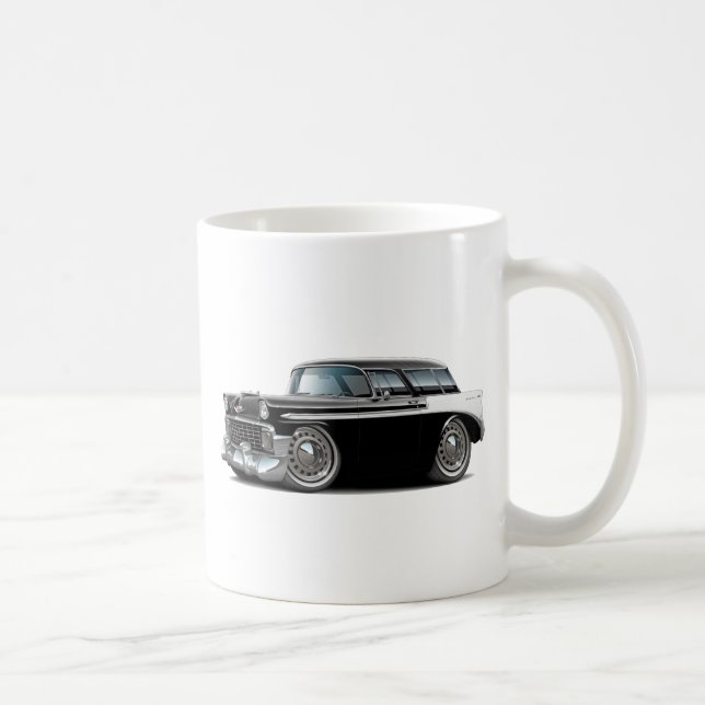 Mug Voiture 1956 Noir-Blanche de nomade (Droite)