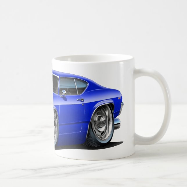 Mug Voiture 1968-69 Bleu-Noire de Chevelle (Droite)
