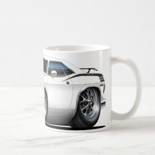 Mug Voiture 1970 de blanc de Plymouth Cuda