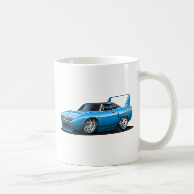 Mug Voiture 1970 de bleu de Plymouth Superbird (Droite)
