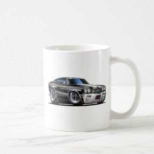 Mug Voiture 1970 Noir-Blanche de Chevelle