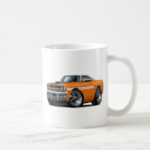 Mug Voiture 1970 supérieure Orange-Blanche de Plymout