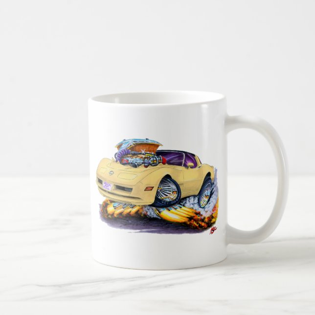Mug Voiture 1980-82 de Corvette Tan (Droite)