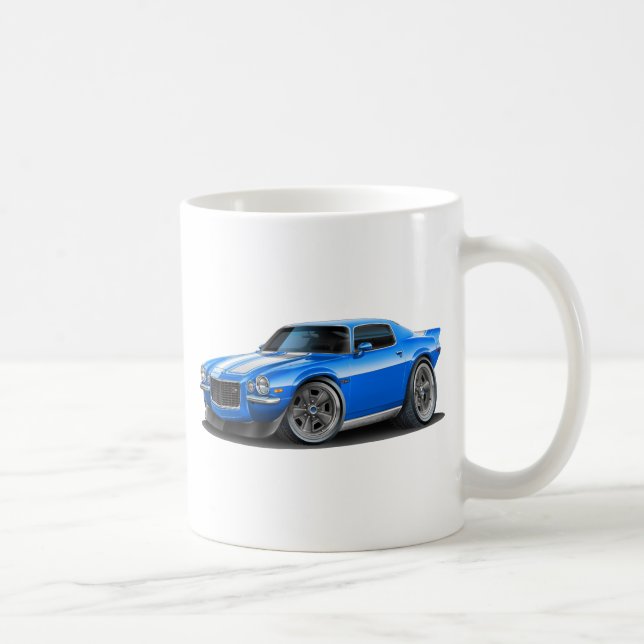 Mug Voiture bleue/blanche de Camaro 1970-73 (Droite)