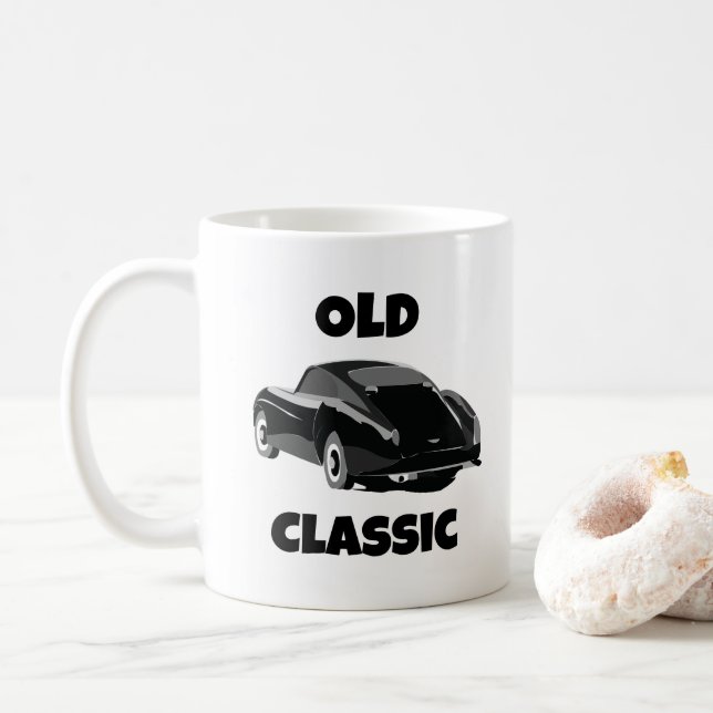 Mug Voiture classique vintage (Avec donut)