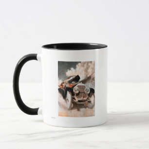Mug Voiture contre train par William Harnden Foster