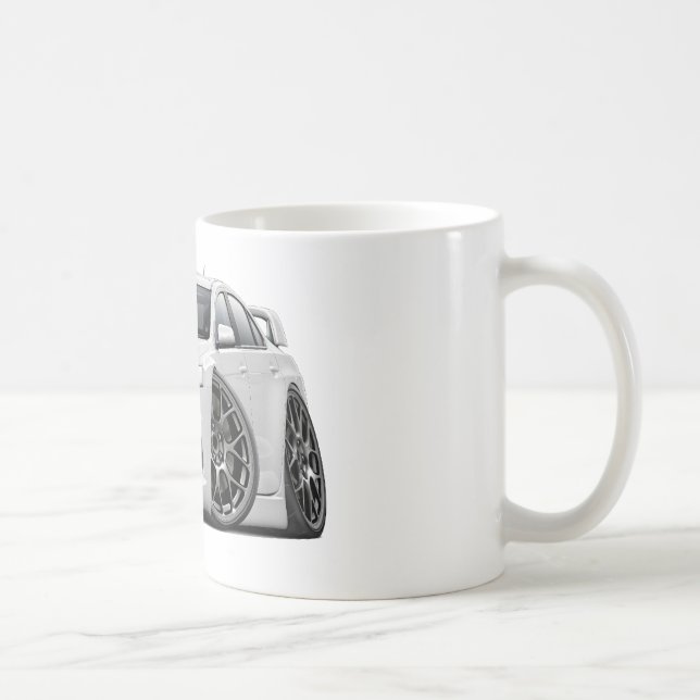 Mug Voiture de blanc d'Evo (Droite)
