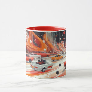 Mug voiture de course britannique classique, célèbre p