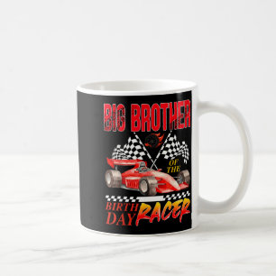 Mug Voiture de course Grand frère du coureur d'anniver