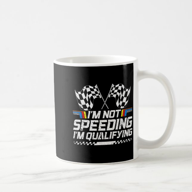 Mug Voiture de course ne dépassant pas la vitesse Je s (Droite)