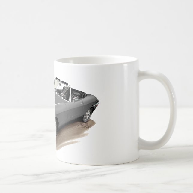 Mug Voiture de gris de Jaguar XKE (Droite)