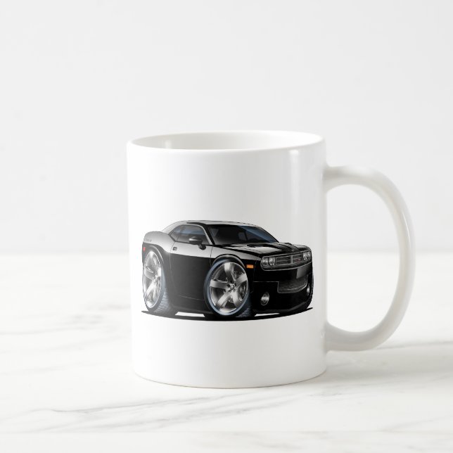 Mug Voiture de noir de challengeur de Dodge (Droite)