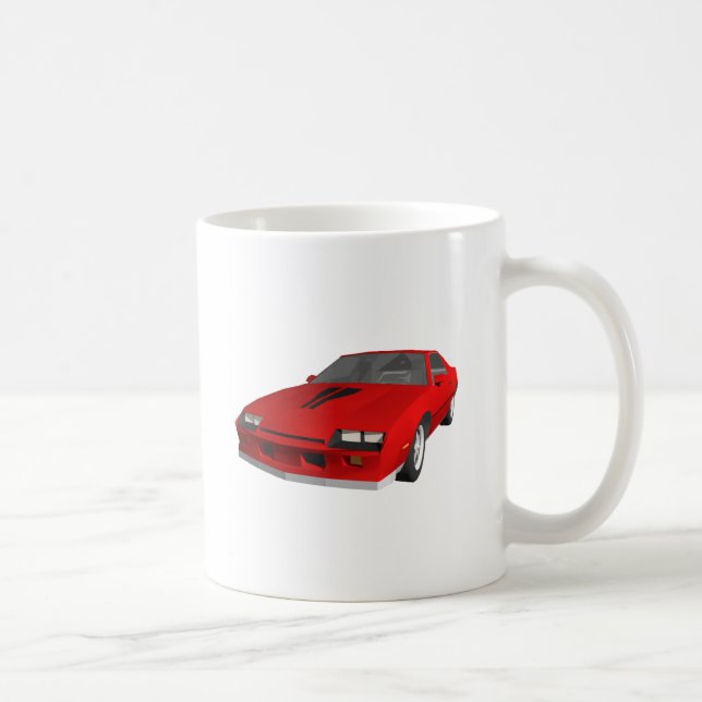Mug Voiture de sport classique : modèle 3D : (Droite)