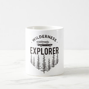 Mug Voiture de tourisme de l'explorateur de la nature 