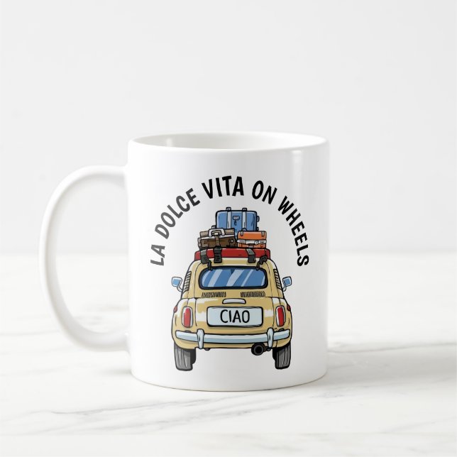 Mug Voiture Fiat vintage (Gauche)