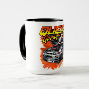 Mug Voiture mécanique à dérive Anime - Garage Queen Ar