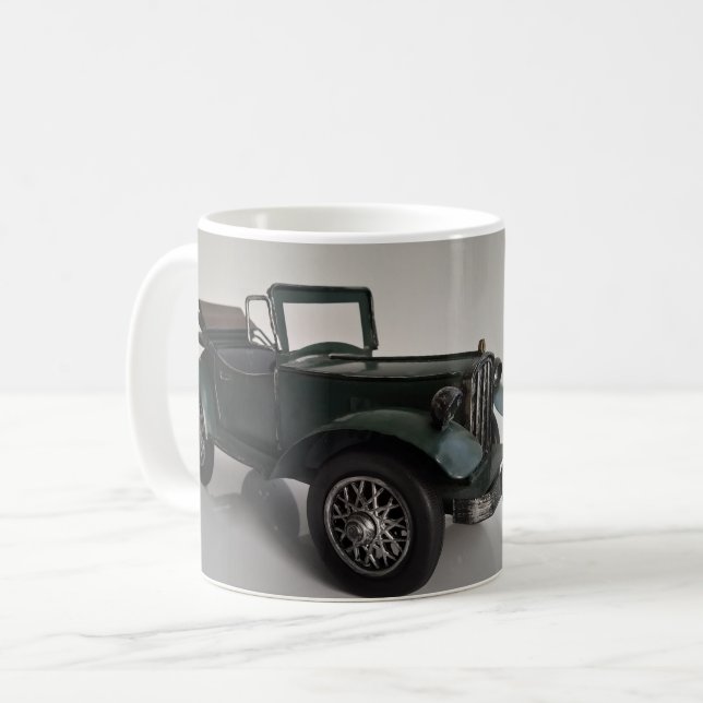 Mug voiture rétro convertible à l'ancienne (Devant gauche)