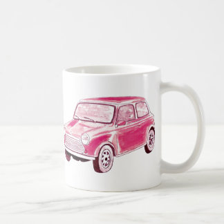 Mug Voiture rose vintage