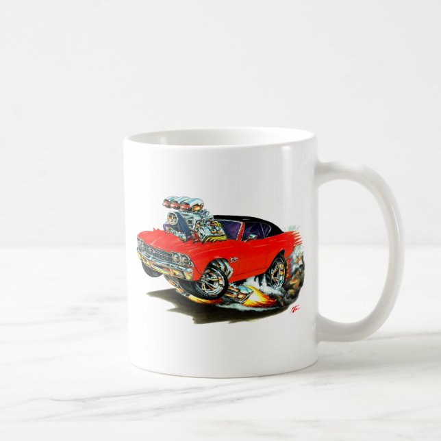 Mug Voiture supérieure rouge et noire de Chevelle (Droite)