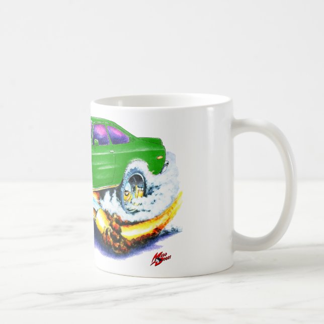 Mug Voiture verte de Chevy Vega (Droite)