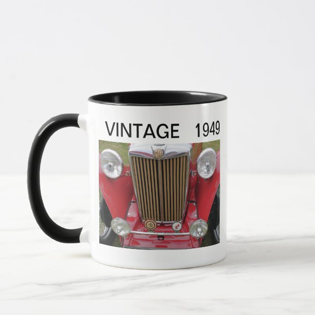 Mug Voiture Vintage (Gauche)