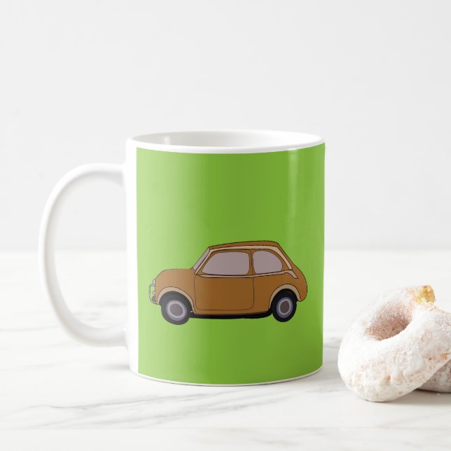 Mug Voiture Vintage Rétro (Avec donut)
