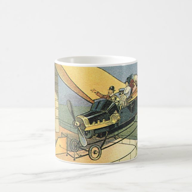 Mug Voitures cabriolets de science-fiction Steampunk v (Centre)